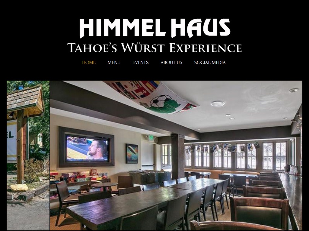 Himmel Haus South Lake Tahoe Ca 3819 Saddle Rd Hours Map